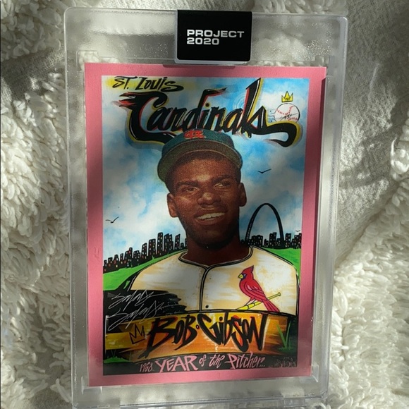 TOPPS PROJECT 2020- BOB GIBSON BY KING SALADEEN - Picture 4 of 7